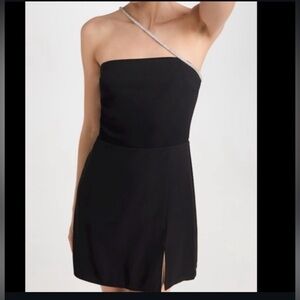 Amanda Uprichard dream mini dress black